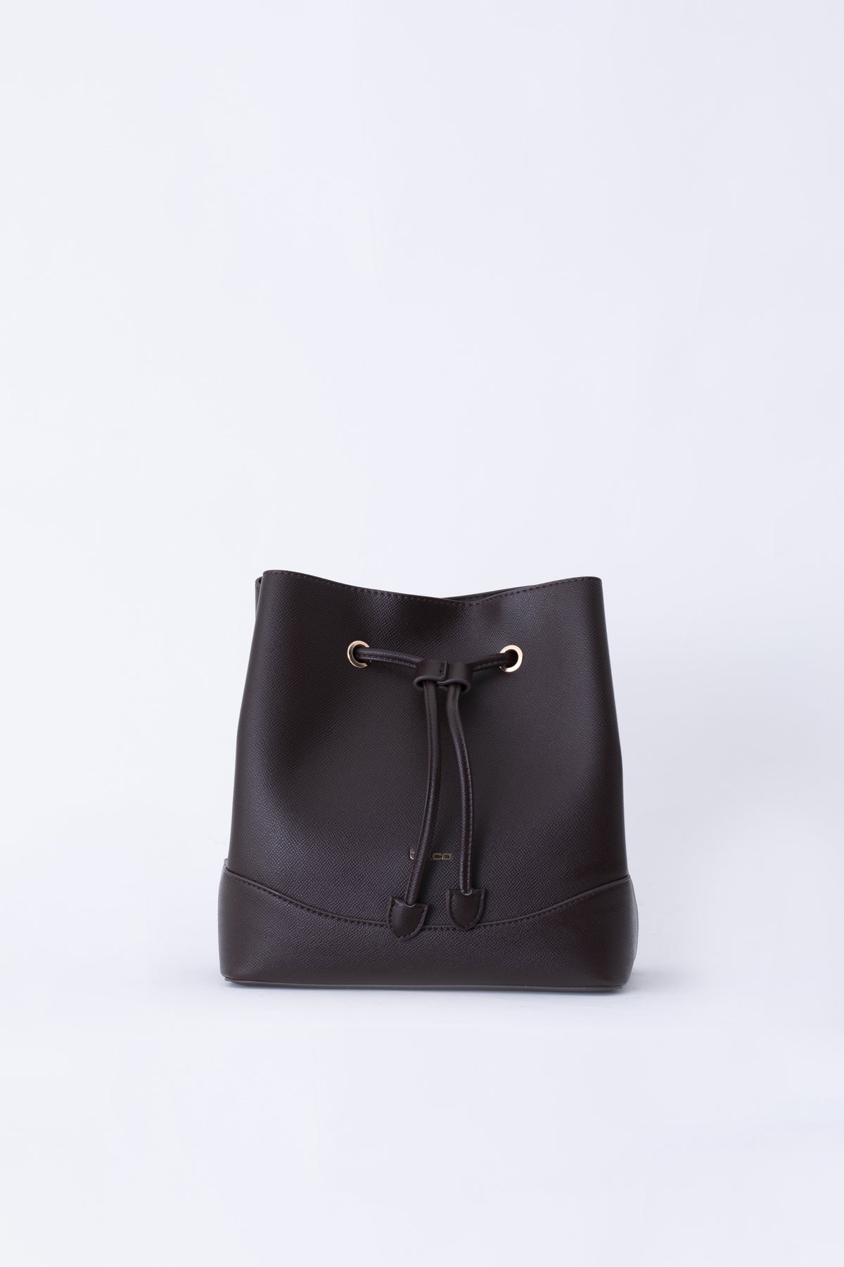 Secchiello in effetto pelle a trama incrociata - FW27
