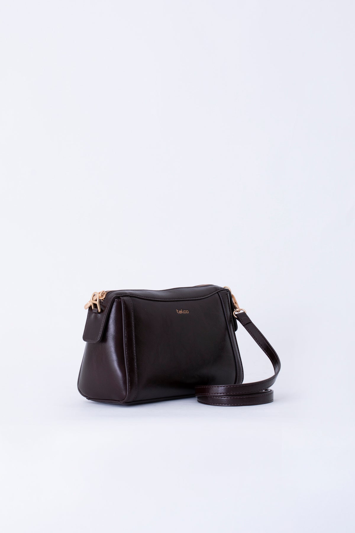 Borsa a spalla in similpelle effetto vintage - FW27