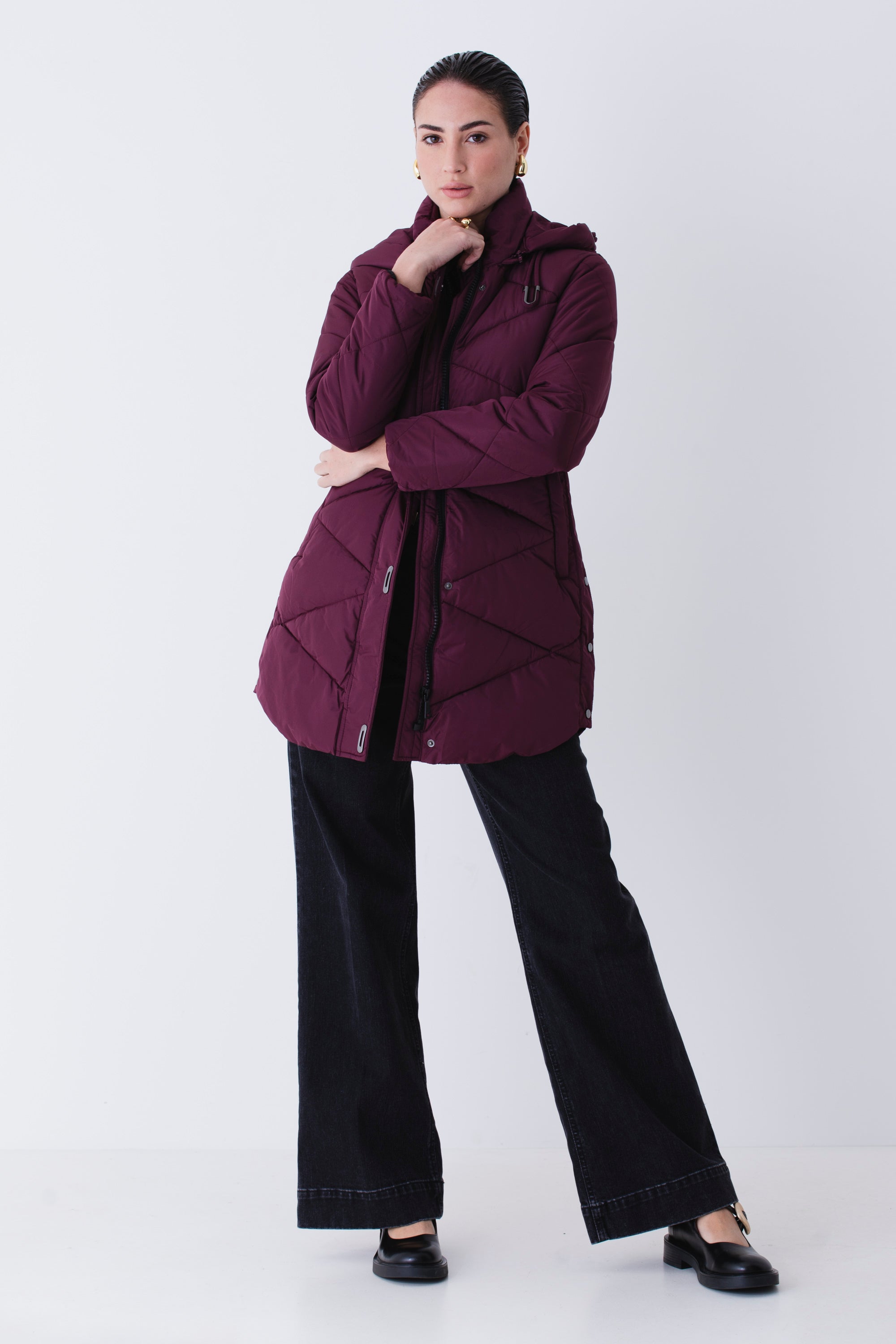 Piumino lungo trapuntato - FW25