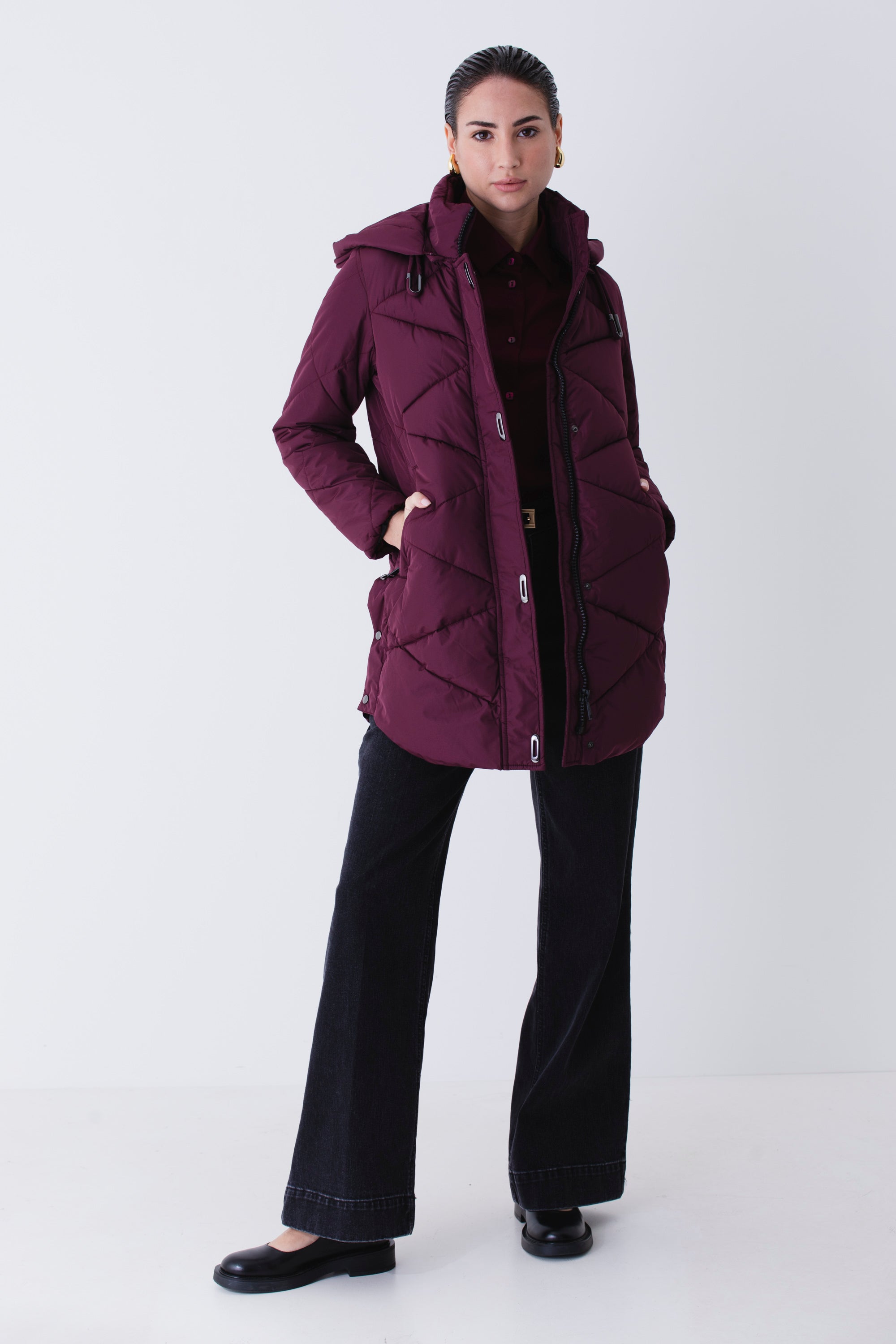 Piumino lungo trapuntato - FW25