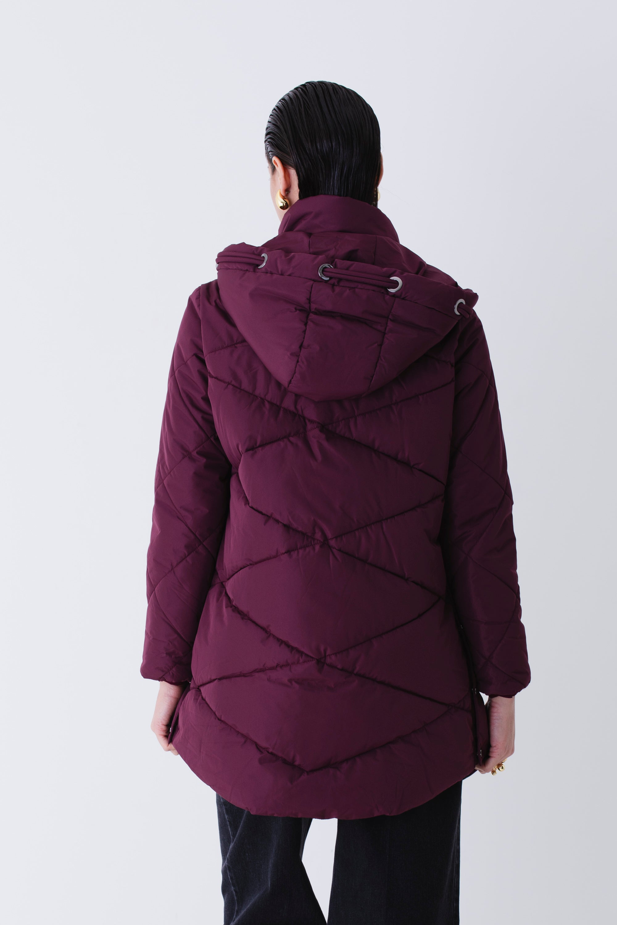 Piumino lungo trapuntato - FW25