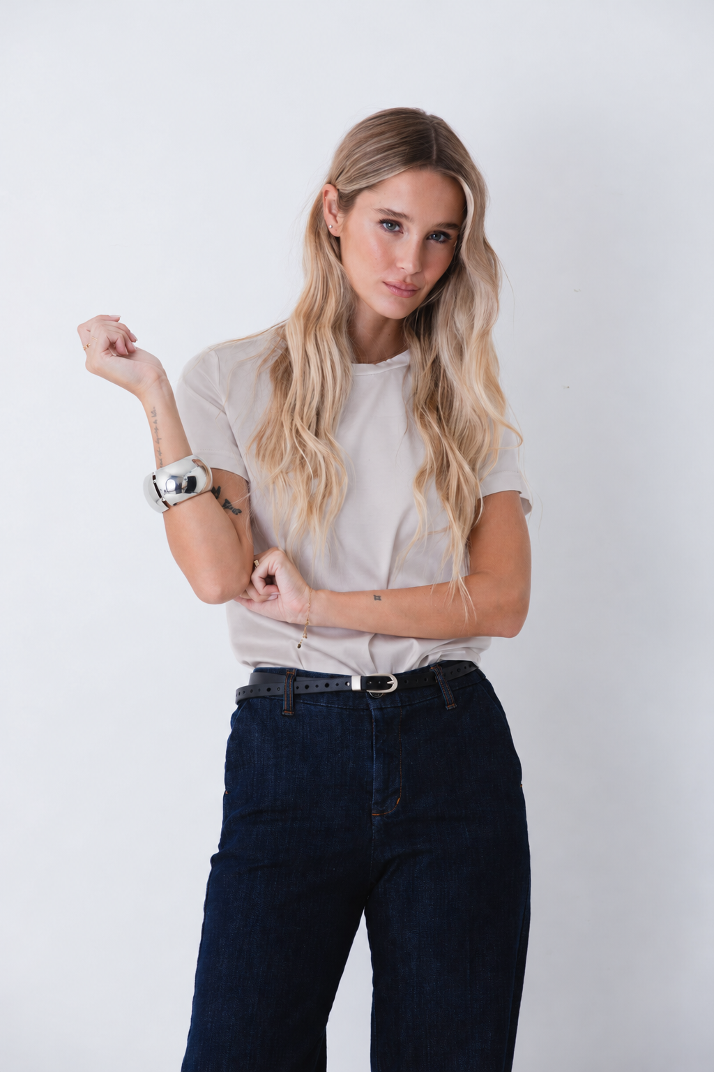 T-shirt in raso elasticizzato - FW27