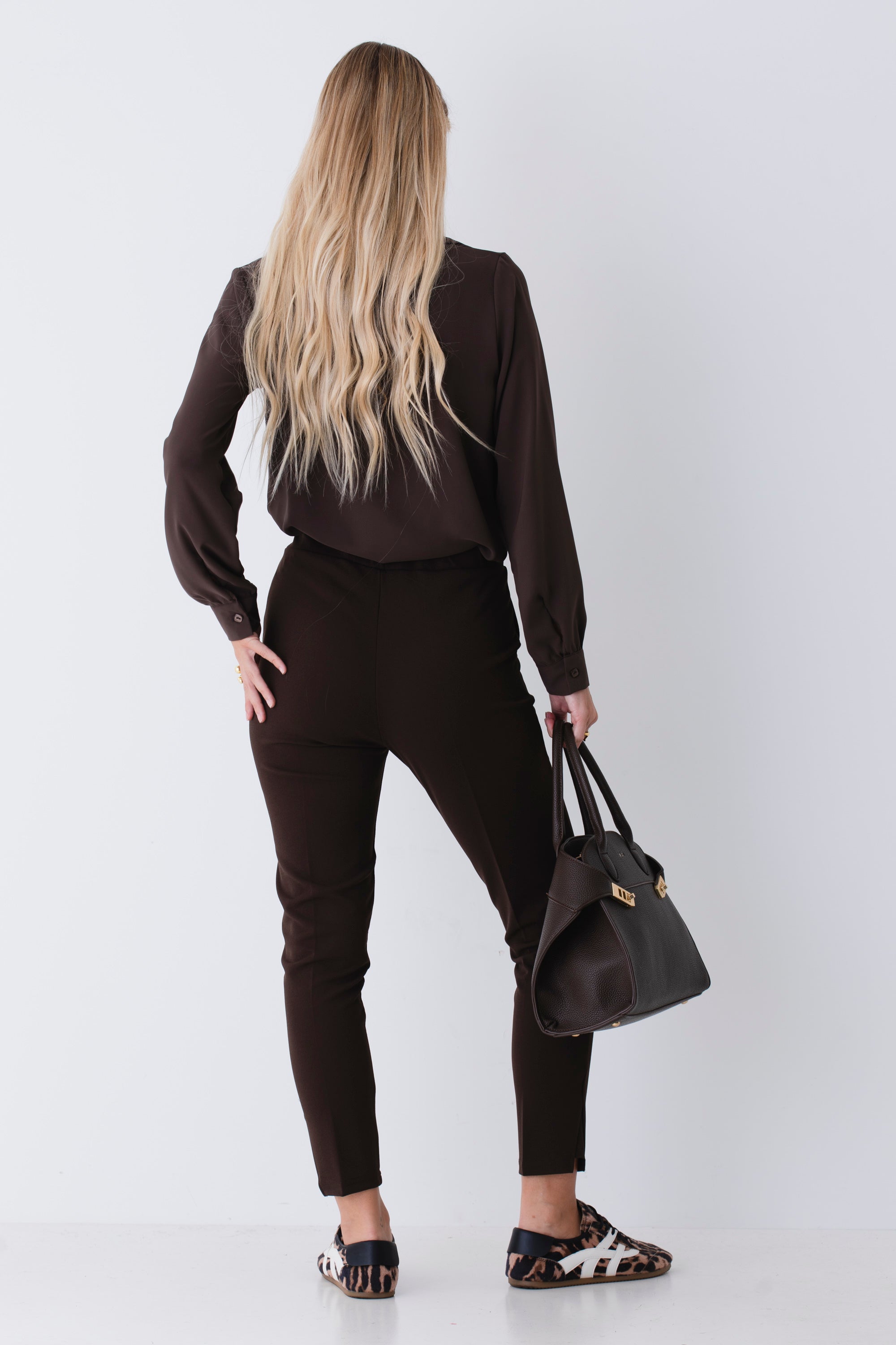 Camicia in tessuto effetto seta - FW26