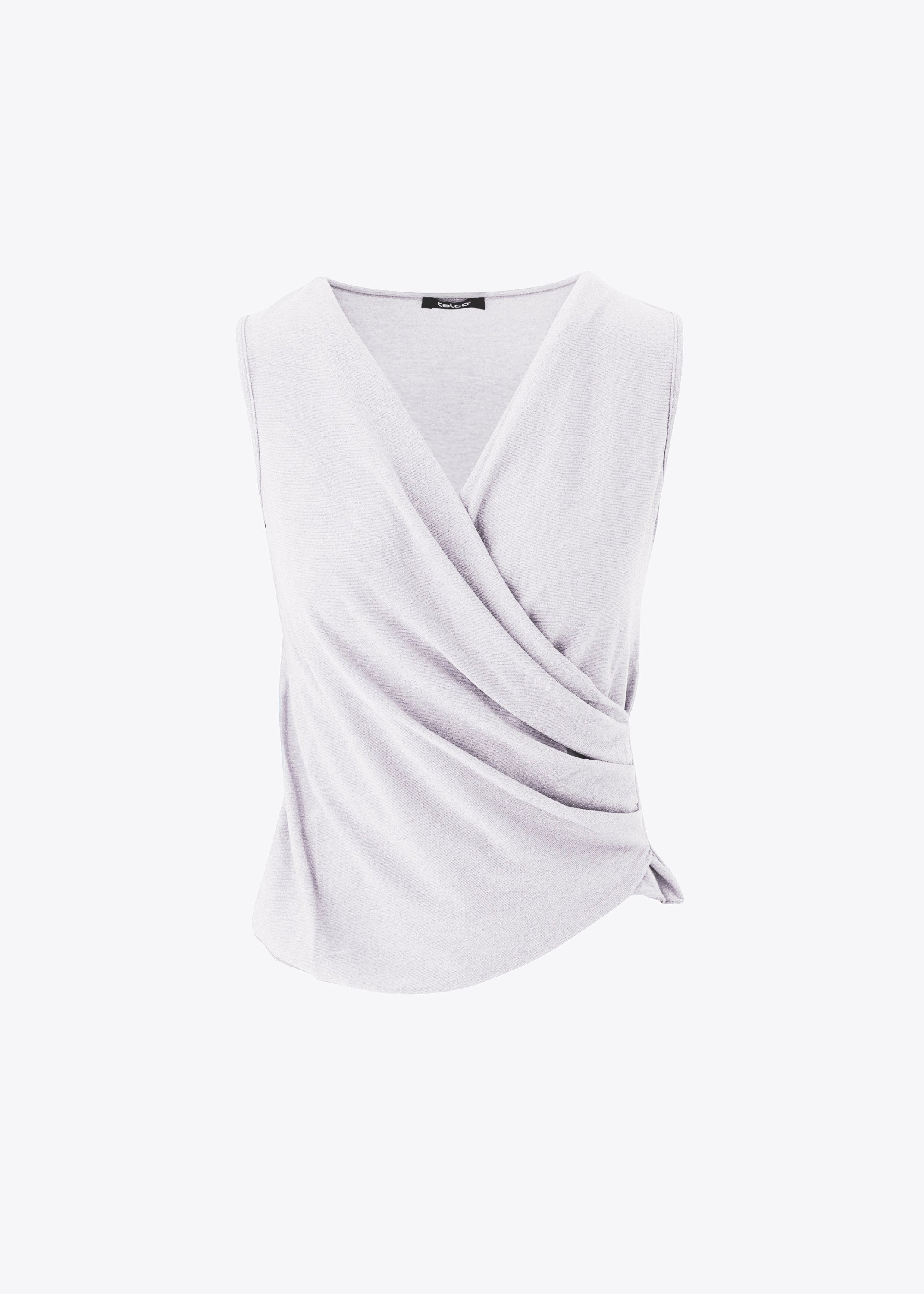 Top incrociato in lurex - PE25