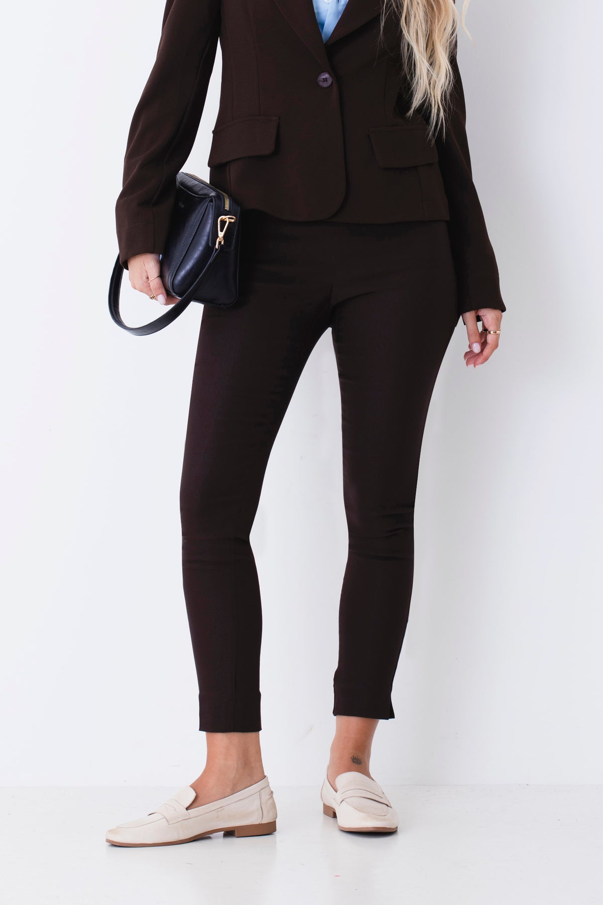 Pantaloni slim in bengalina stretch - FW27