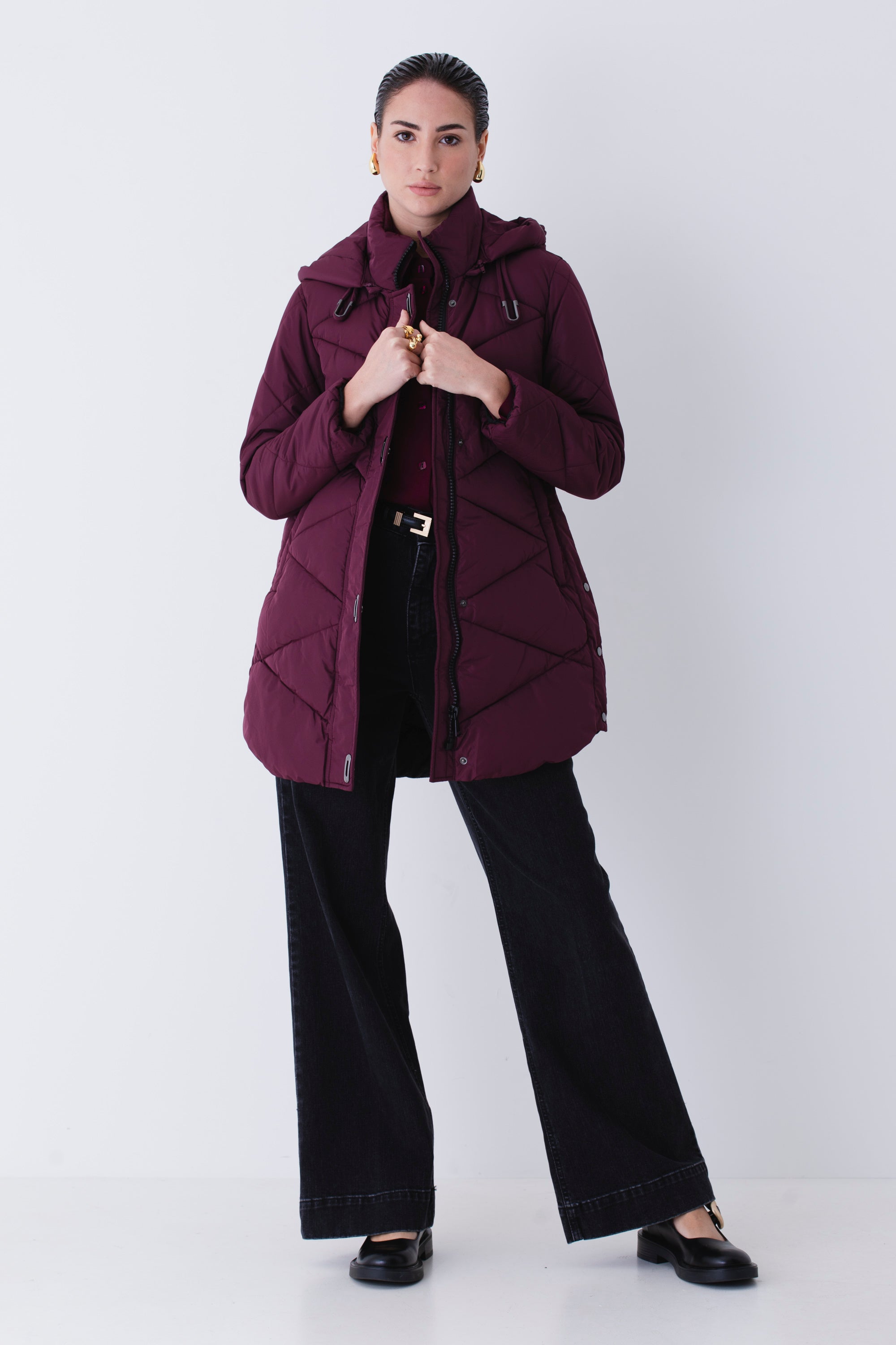 Piumino lungo trapuntato - FW25
