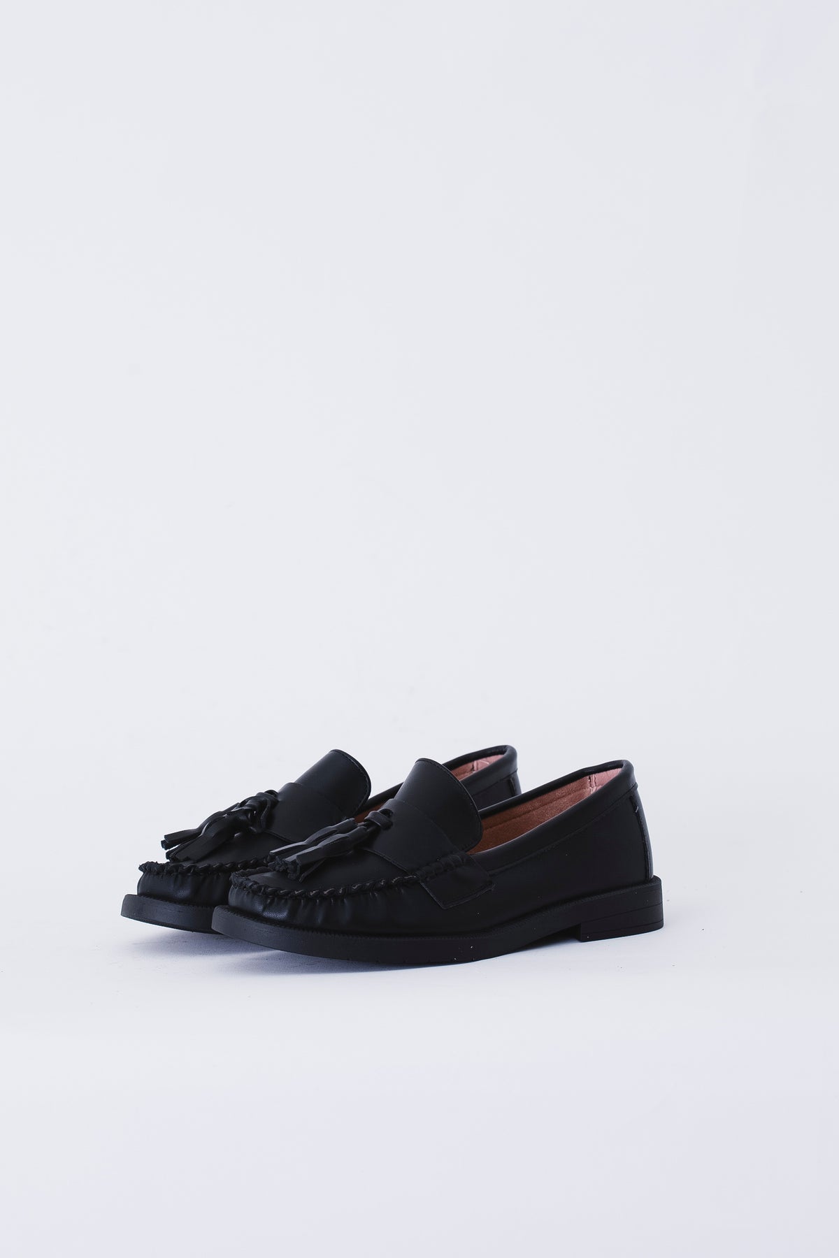 Mocassino arricciato con nappina in effetto pelle - FW27