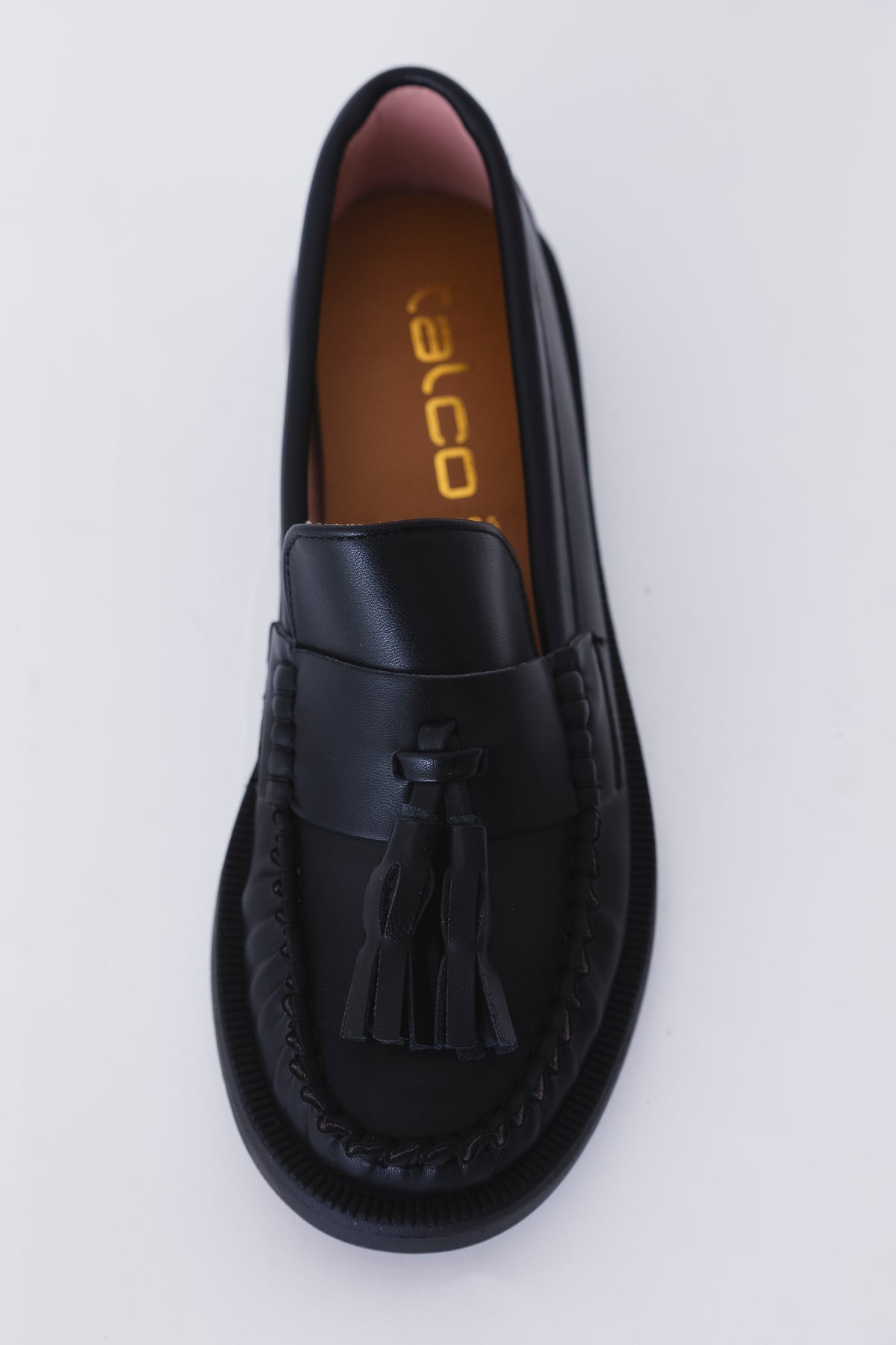 Mocassino arricciato con nappina in effetto pelle - FW27