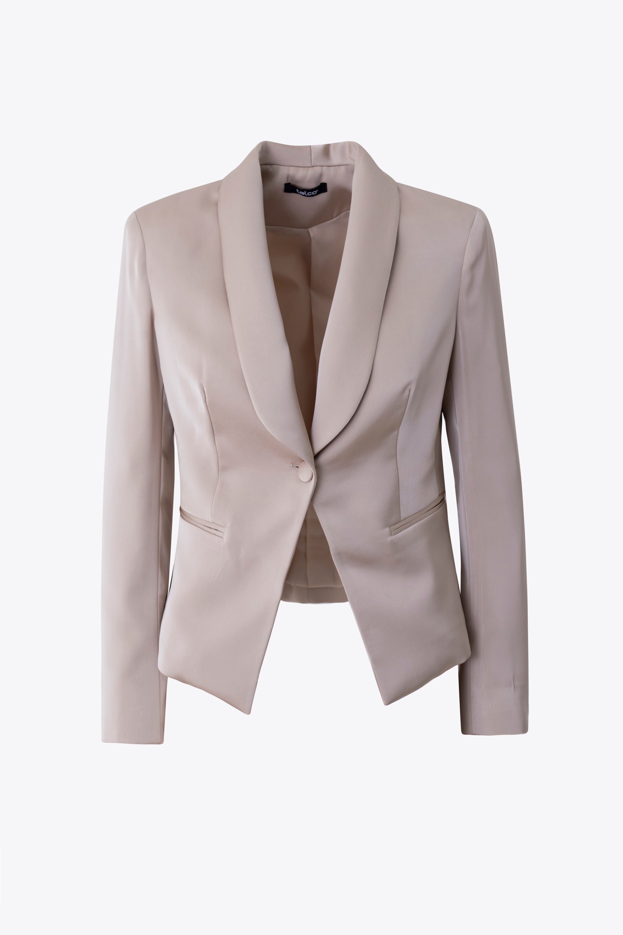 Giacca ad un petto in raso - FW27