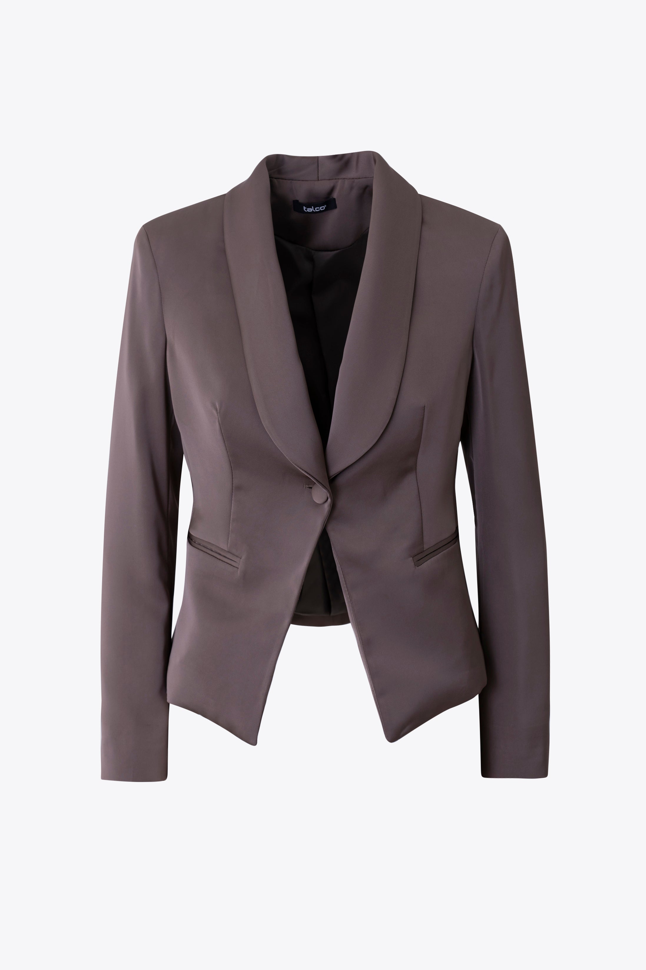 Giacca ad un petto in raso - FW27