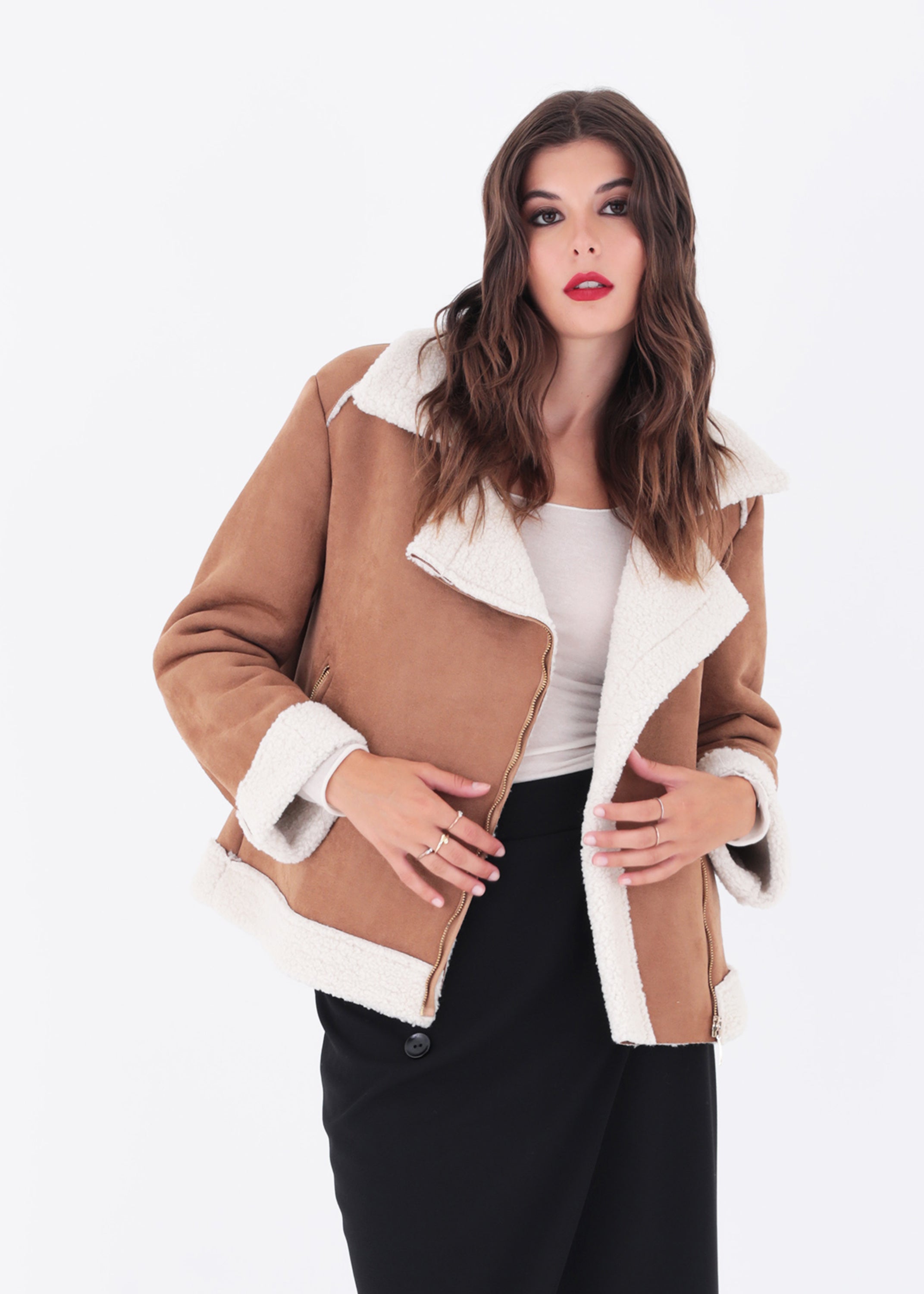 Giacca effetto montone - FW23