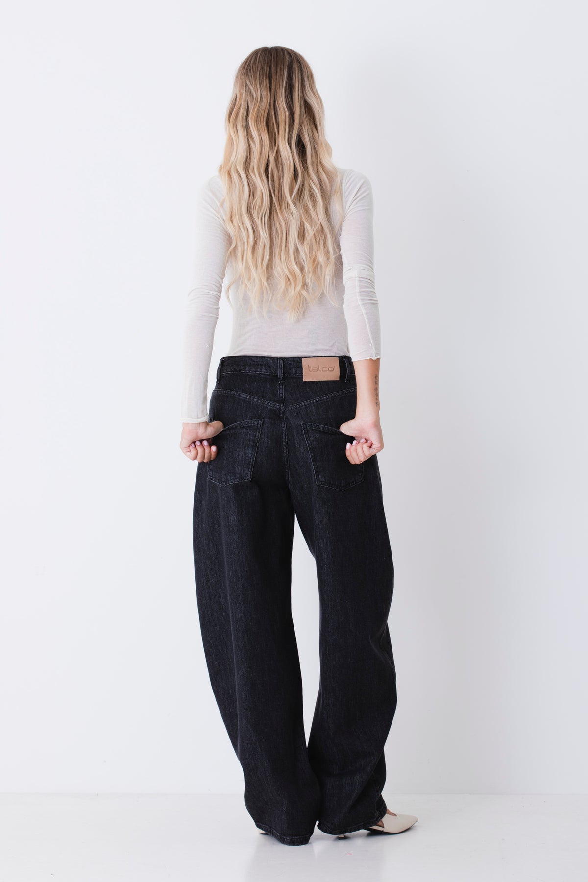 Jeans balloon con pinces - FW27