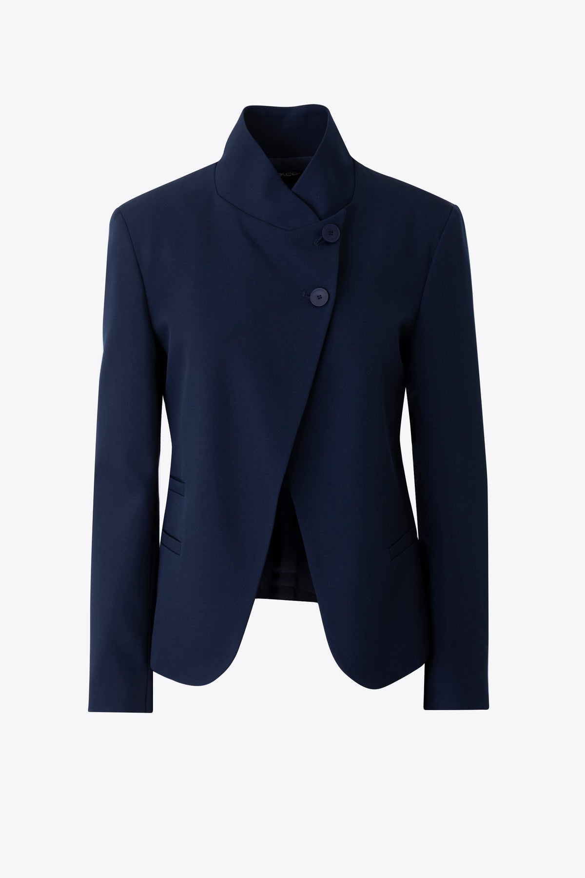 Giacca con chiusura asimmetrica coreana in tessuto tecnico - FW27
