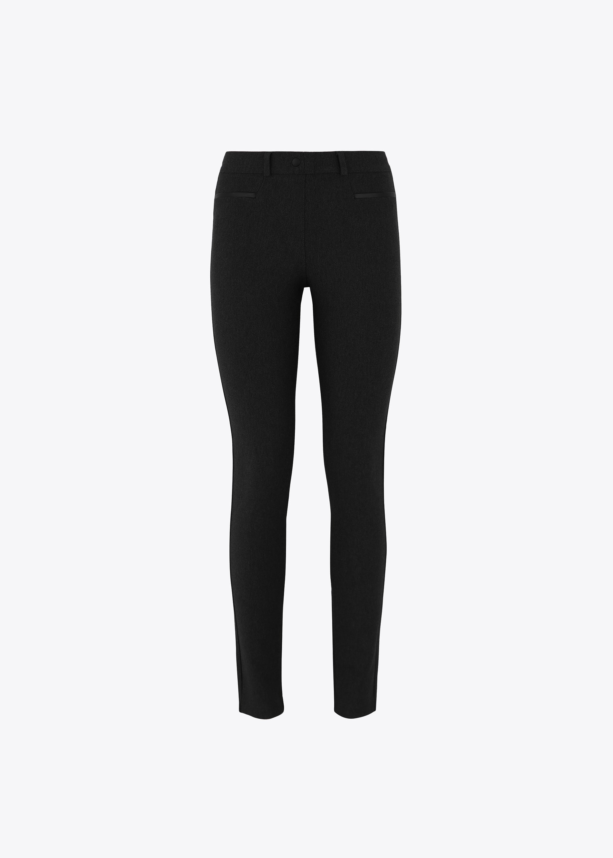 Pantalone dritto push up in tessuto elasticizzato - FW23