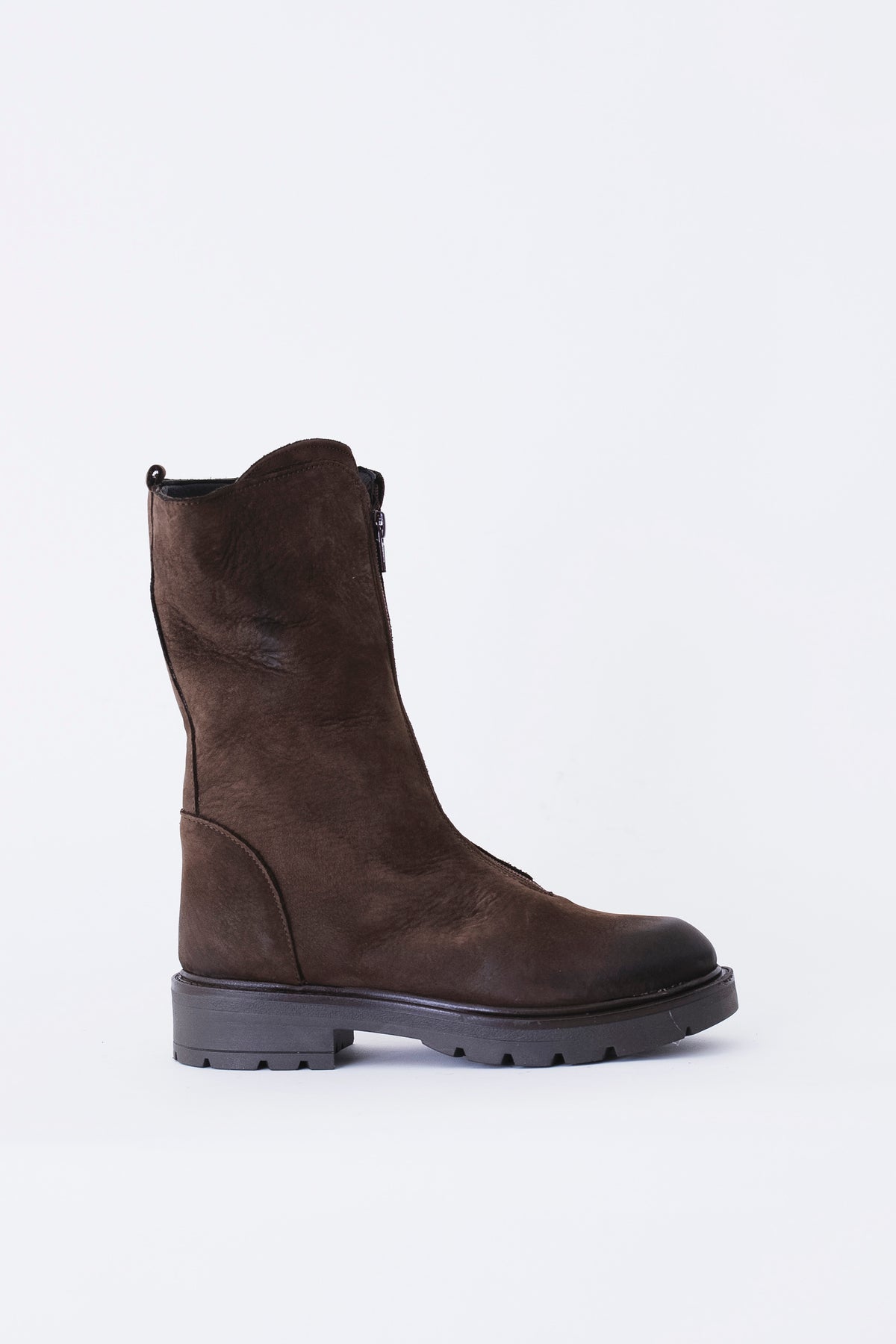 Biker in pelle con cerniera - FW27