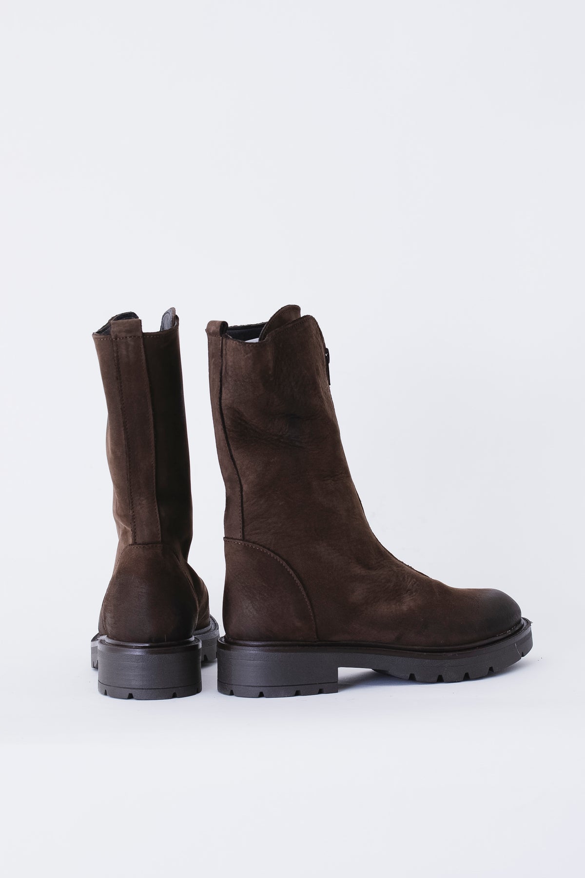 Biker in pelle con cerniera - FW27