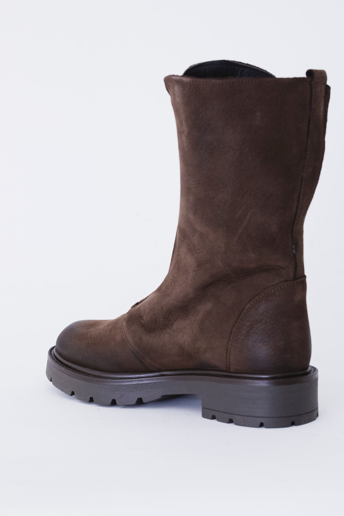 Biker in pelle con cerniera - FW27