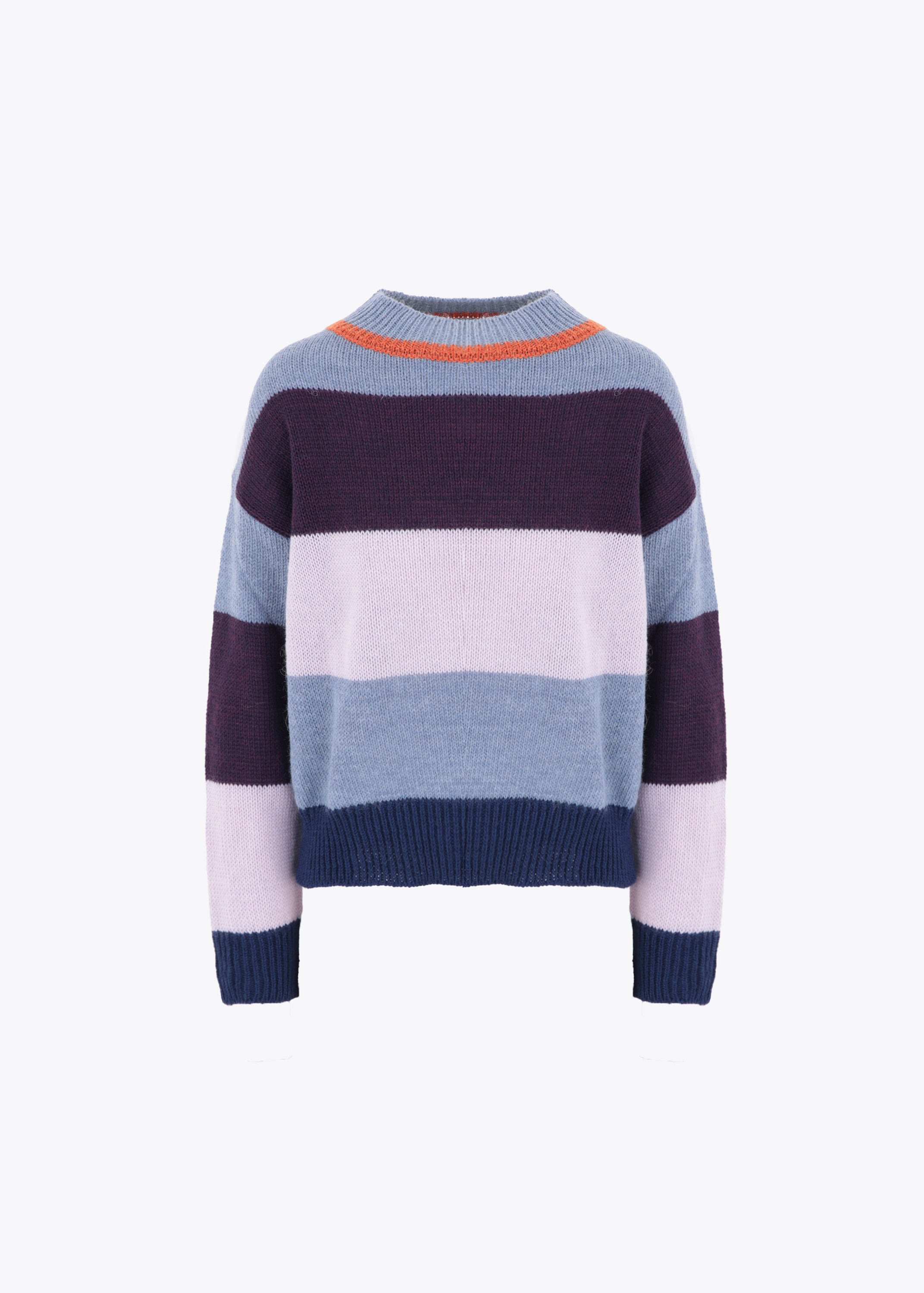 Pullover in misto mohair a righe orizzontali - FW23