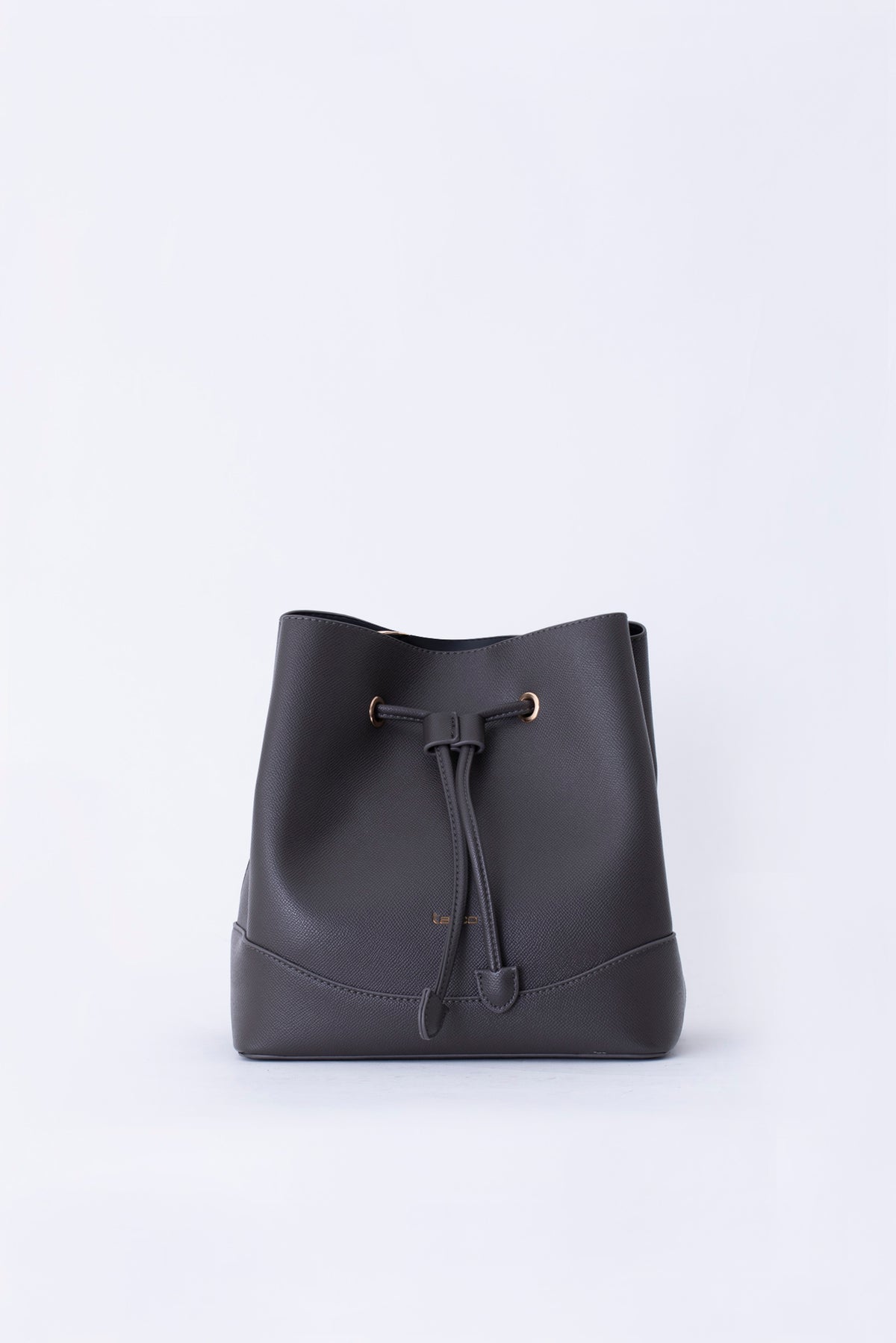 Secchiello in effetto pelle a trama incrociata - FW27